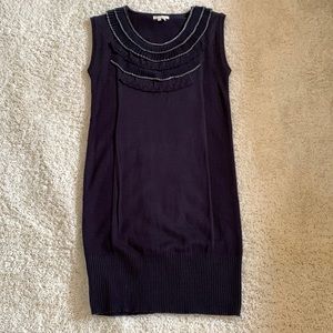 Navy sweater dress size small Solomio